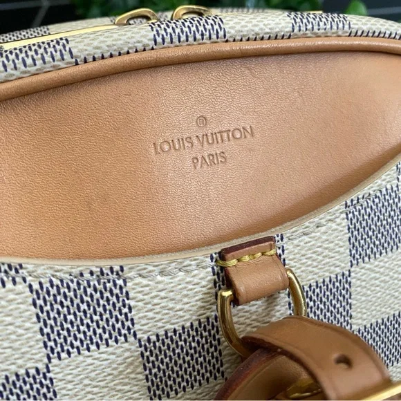 Louis Vuitton Mini Deauville Bag Damier Azure - Picture 5 of 16